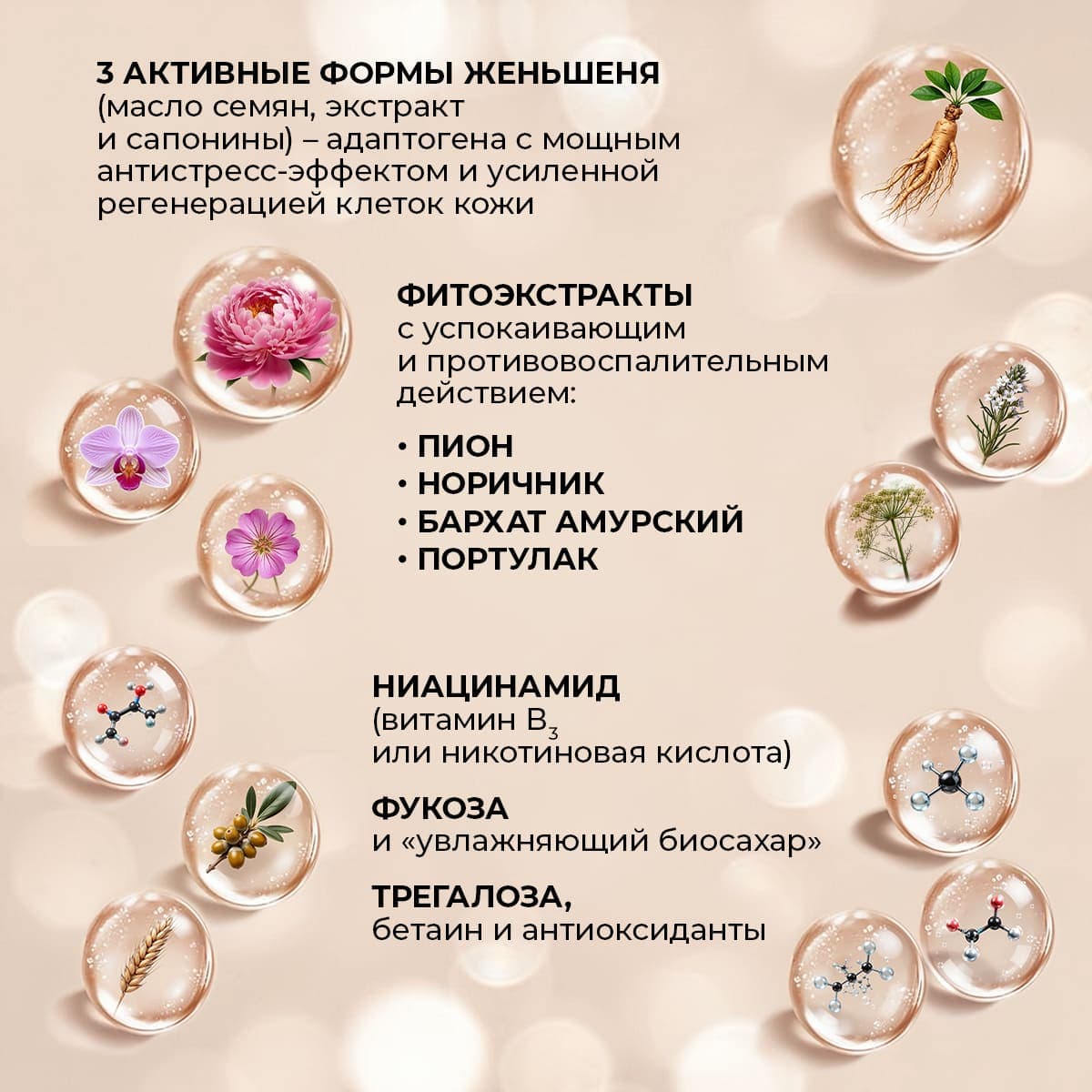 Обновляющий тоник для лица «Женьшень и пион» - view 5